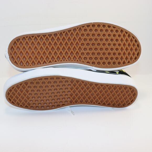 Vans Old Skool Yellow Black Zebra Print Men’s Size 8 - Picture 5 of 7